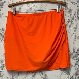 Women’s Swim Shorts Vibrant Orange Swim Bottom Size L